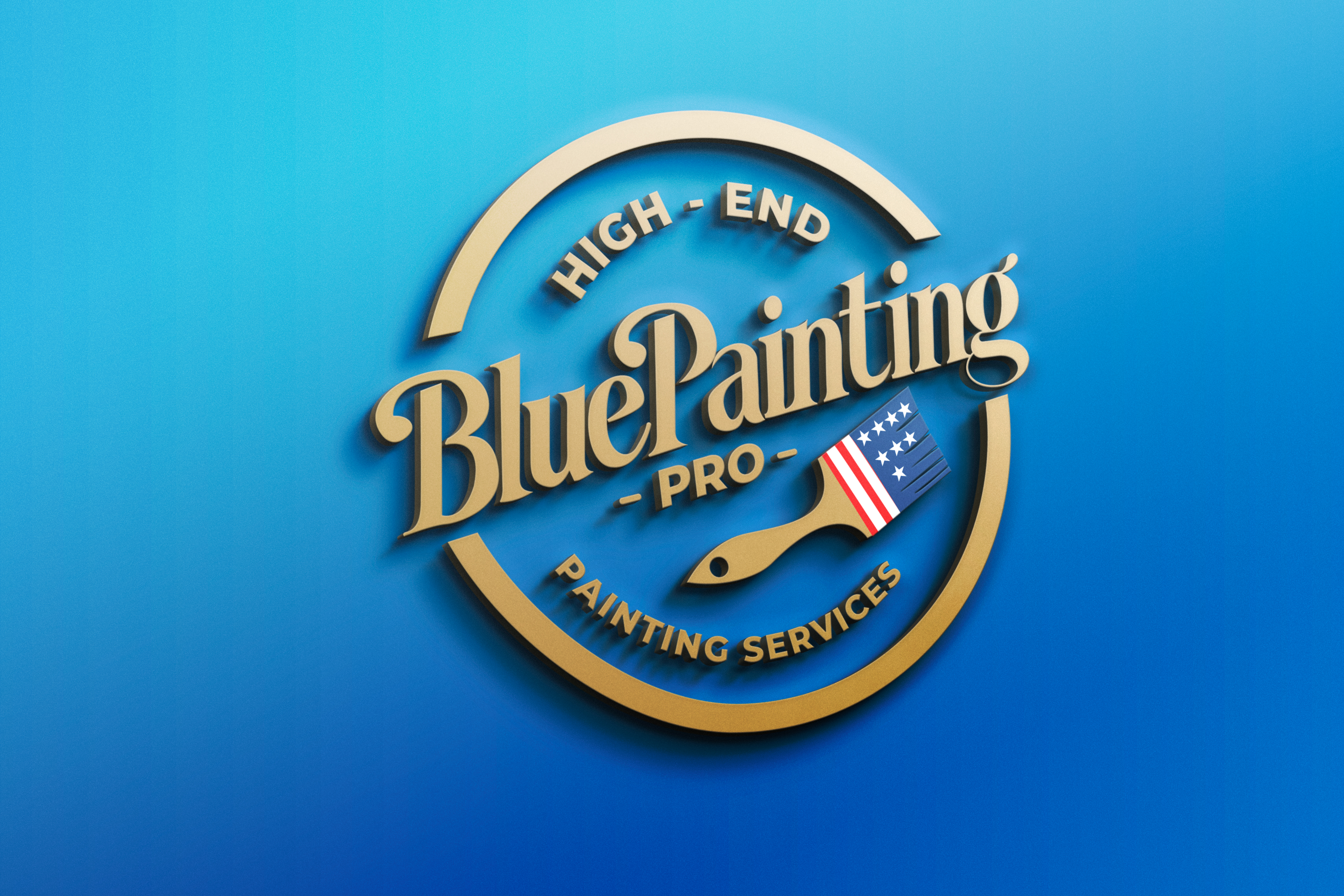 Blue Painting Pro branding